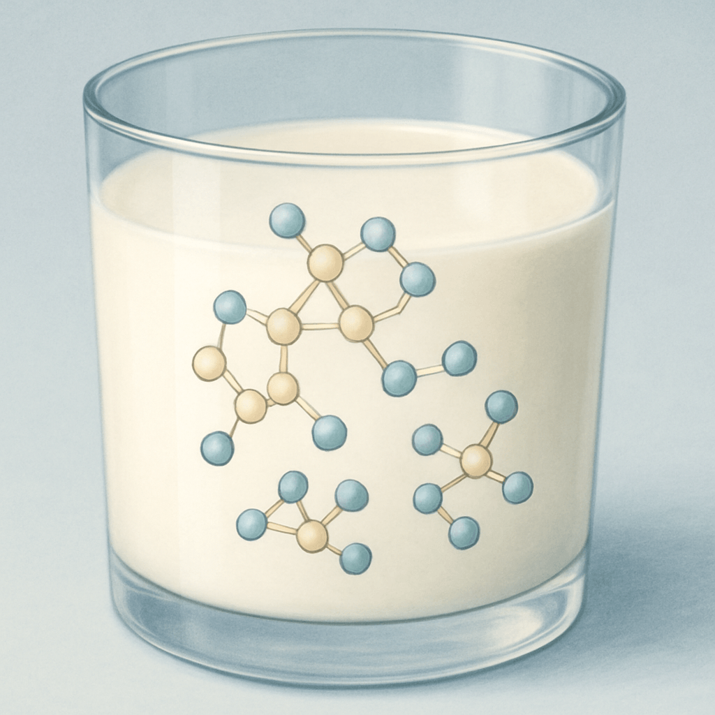 La lactase décompose le lactose en glucose et galactose lors de la fabrication.